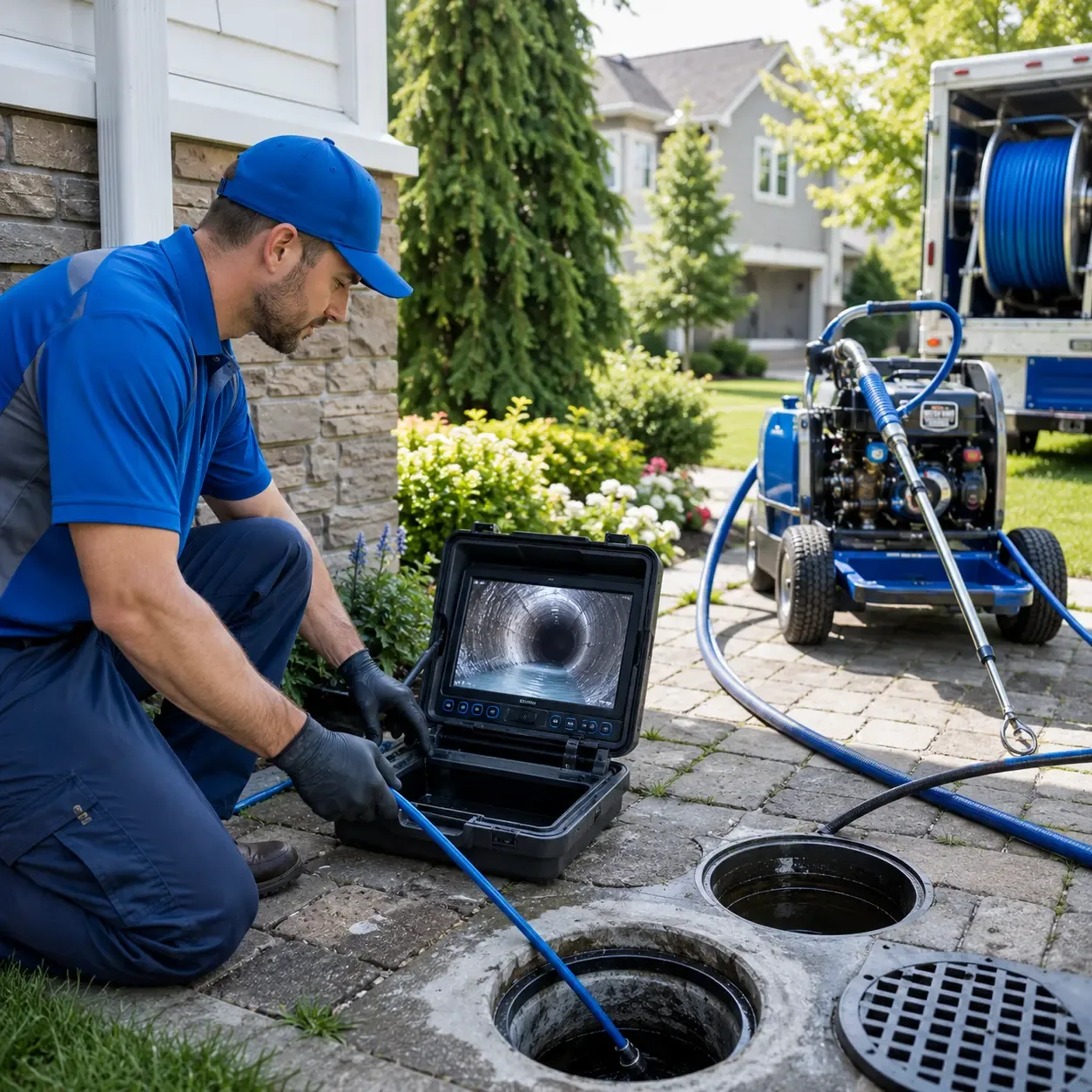 Outdoor drain cleaning professionals serving Inland, NE