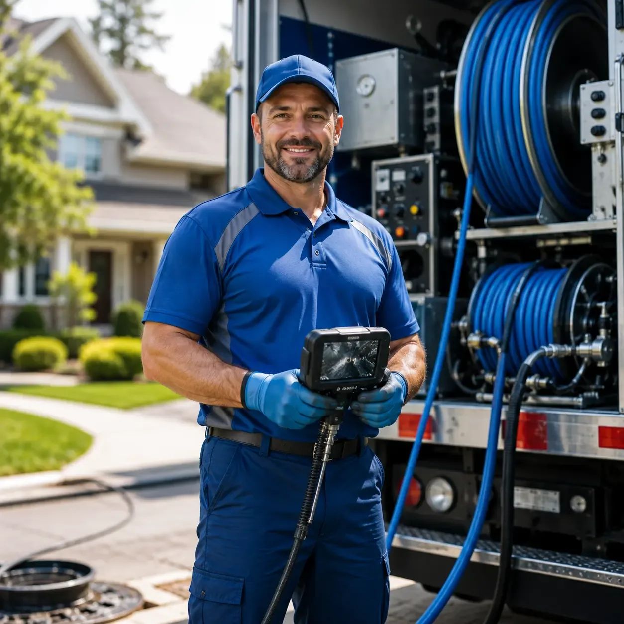 Local outdoor drain cleaning specialists in Inland, NE